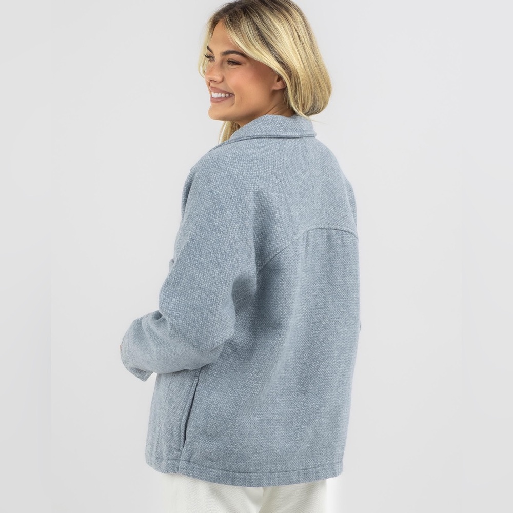 Rhythm Fairbanks Jacket - Women’s Blue Heavy Shirt Jacket